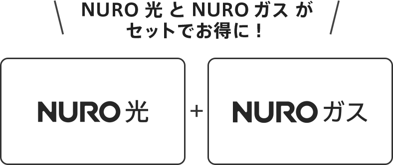 NURO 光とNURO でんきがセットでお得に！